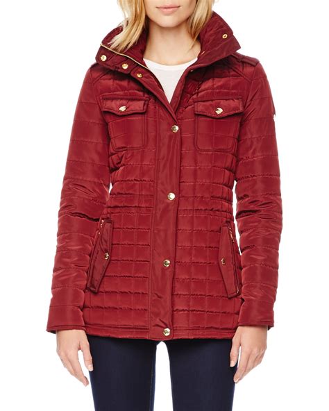 red michael kors jacket|michael kors jackets on sale.